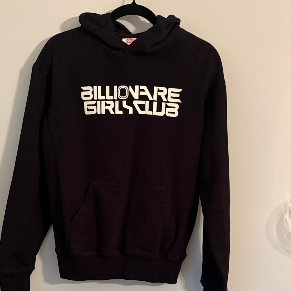 Billionaire Girls Club Black Hoodie Small EUC  Skate Grunge